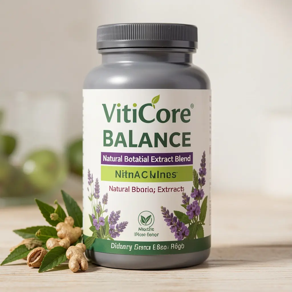 VitiCore Balance dietary supplement bottle